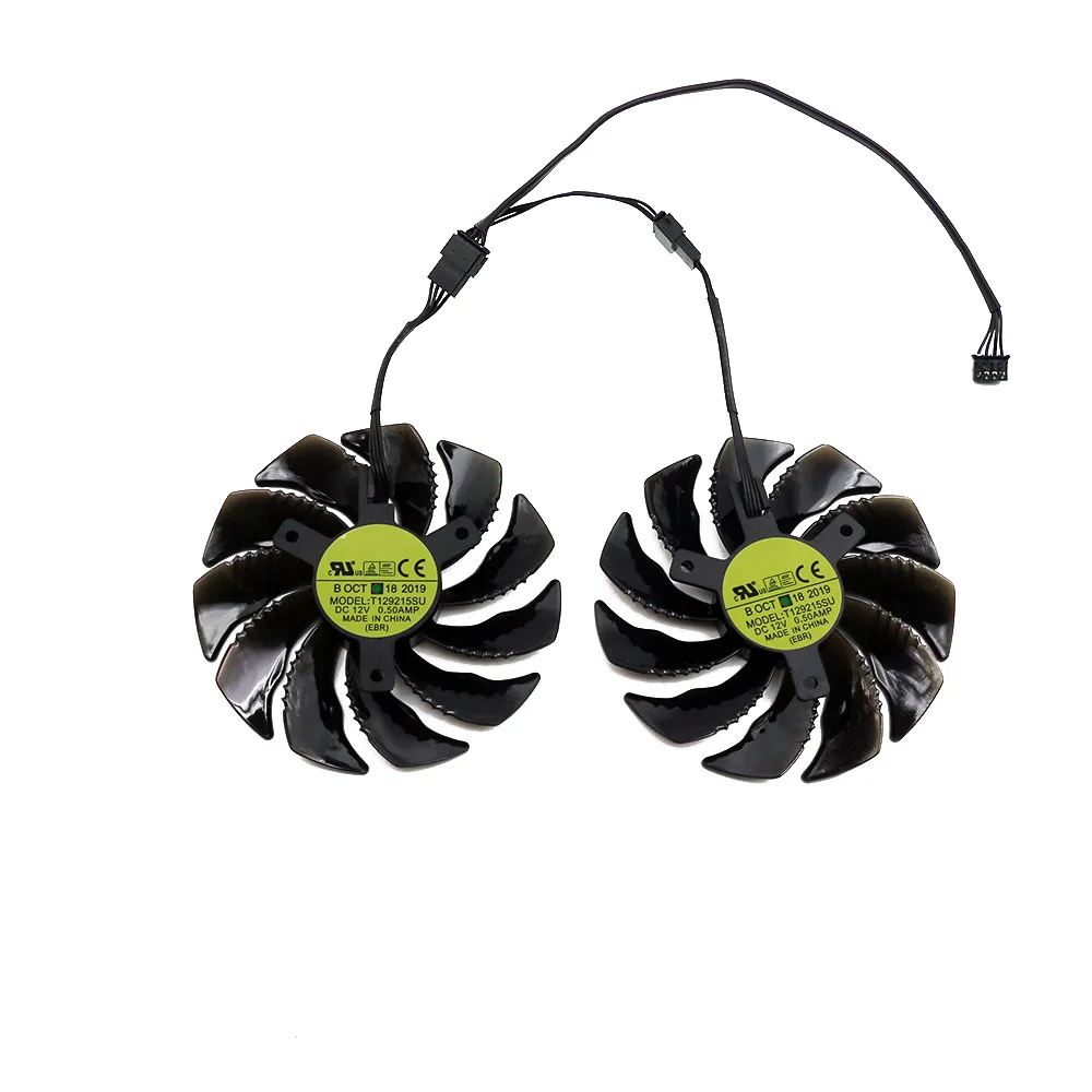 T129215SU 88mm GPU Cooler Graphics card fan for REDEON AORUS RX 480 470 580 570 GIGABYTE RX570 RX580 AORUS Cards As Replacement