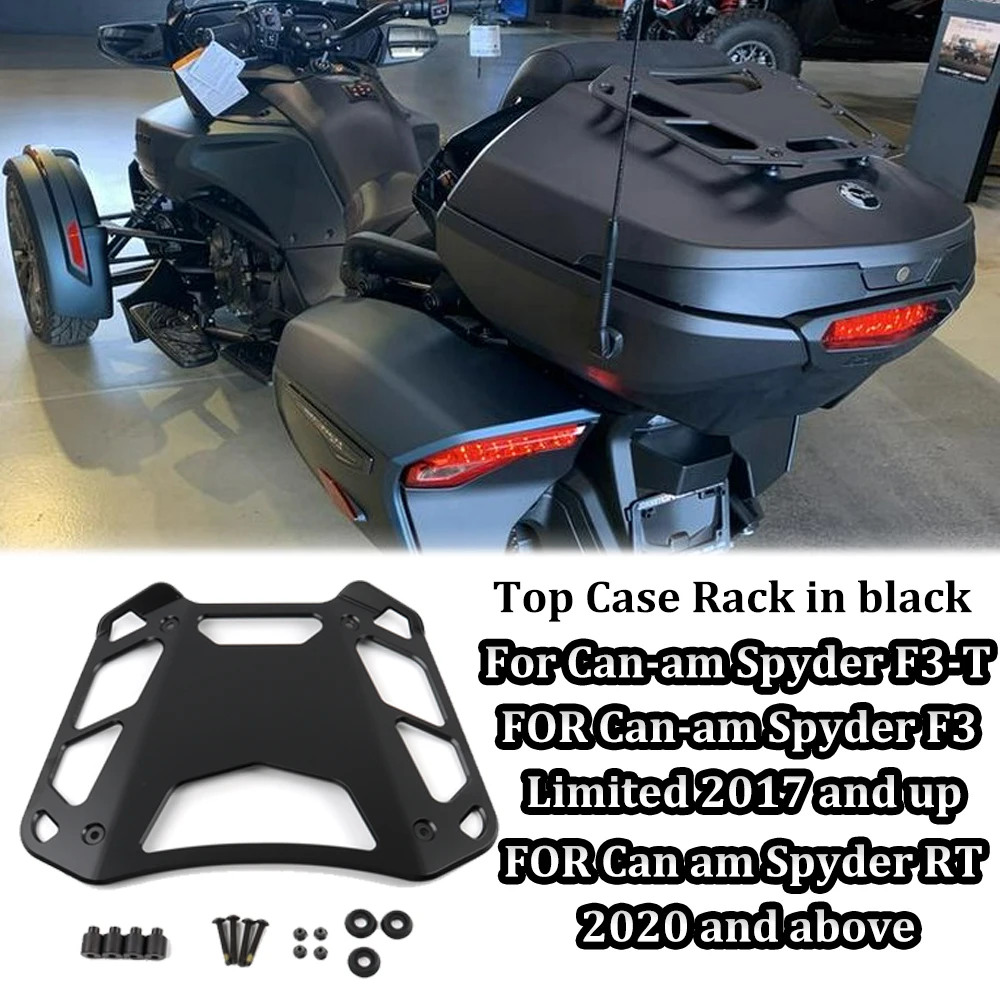 

NEW BRP Can-am Spyder F3-T with Top Case, F3 Limited 2017 and upRT 2020 and up, Top Case Rack in black,