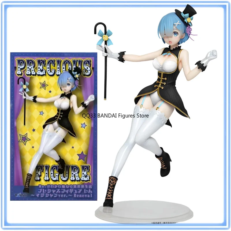 Genuine Original Anime Re:Life in A Different World From Zero Rem, Magician Action Model Desktop Decoration Collectible