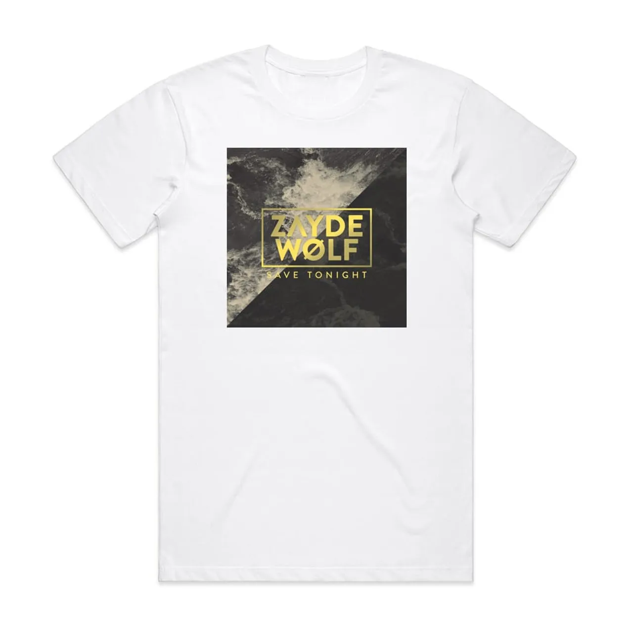 Zayde Wolf Save Tonight Album Cover T-Shirt White