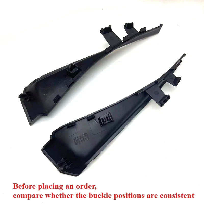 ل 14-21 نموذج نيسان قاشقاي الزجاج الأمامي الزاوية السفلية الجبهة الحاجز لوحة زخرفية ممسحة منحرف 1 قطعة #2