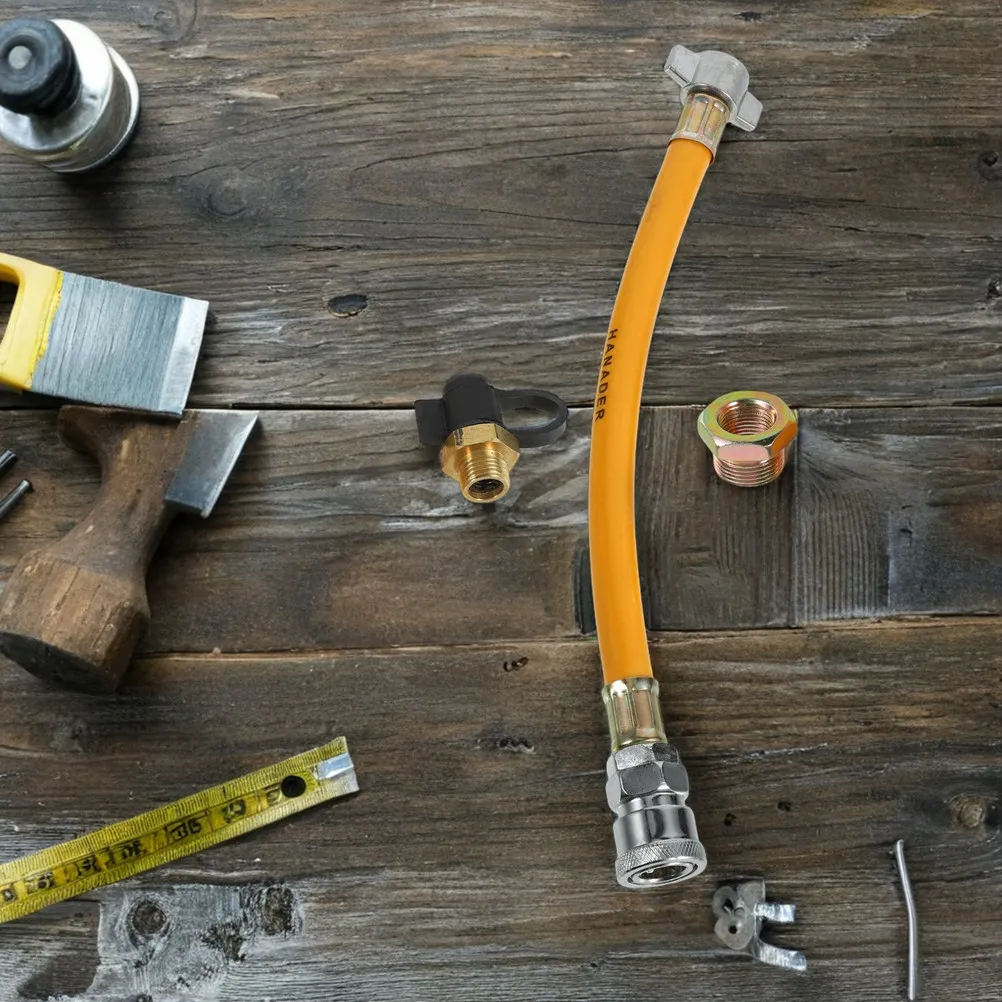 

1Set Heavy Duty Hose for Trailer Truck Tractor Air Hose Kit for Storage Tank Tire Inflator and Pneumatic Tool Use