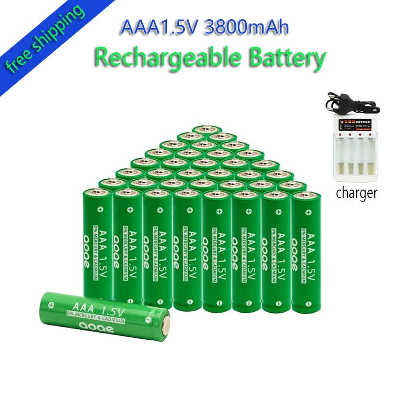 

Alkaline aaa rechargeable battery aaa 1.5V 3800mAh alkaline rechargeable battery clock toy camera battery charging aaa Batteries