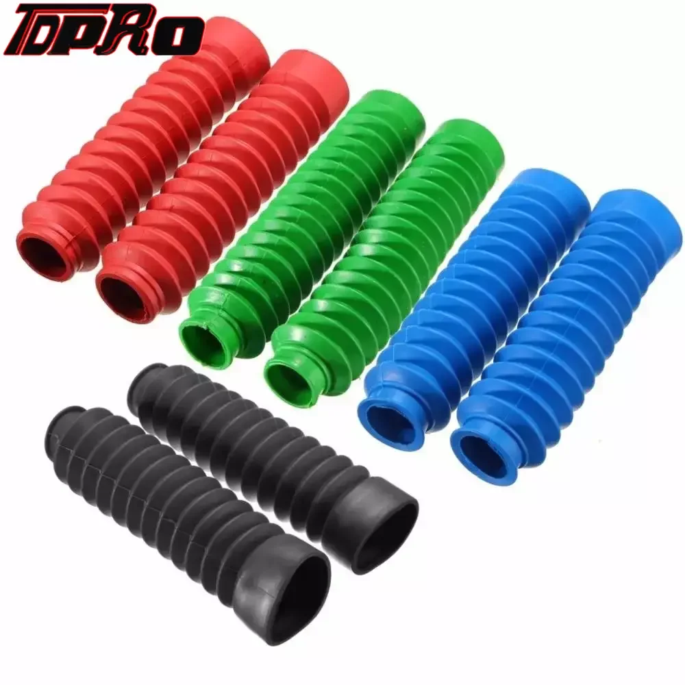 Front Fork Gaiters Dust Cover Motorcycle Rubber Protector Gators Boots Motorbike Shock Absorber Gaiter Covers Modification Parts