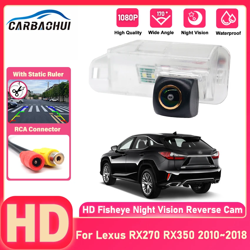 Rear View Camera For Lexus RX270 RX350 2010~2018 CCD Night Vision Reversing RCA Camera License Plate Camera Backup Camera