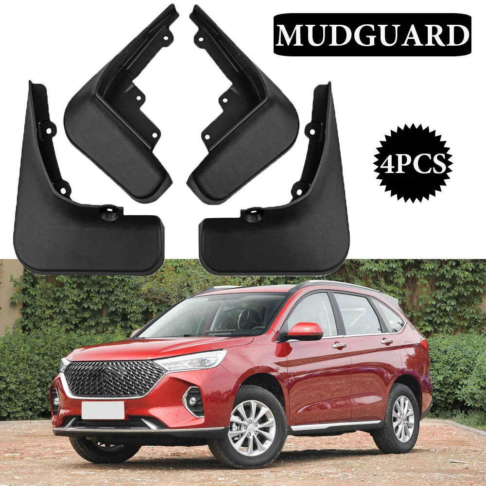 

Front Rear Car Mud Flaps For Great Wall Haval M6 PLUS 2021- Mudflaps Splash Guards Mud Flap Mudguard Fender Car Accessories