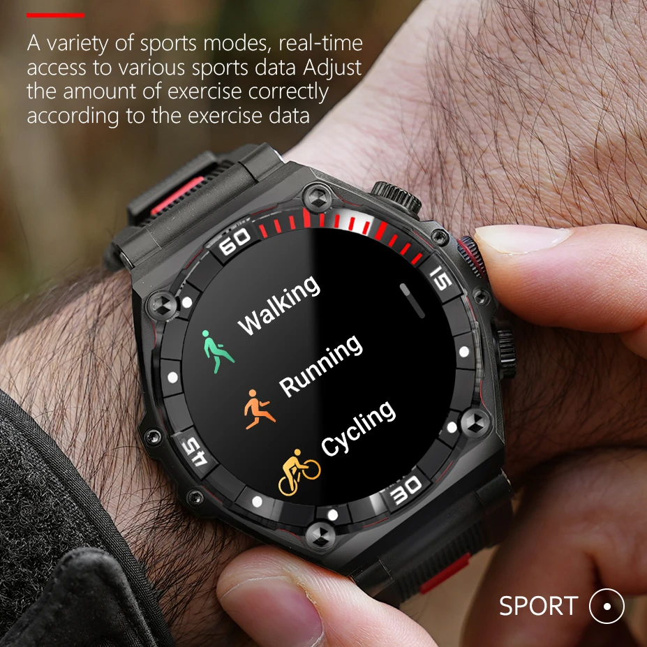 Imagem -03 - Chamada Bluetooth Relógio Inteligente Homens Amoled 1.43 Polegada hd Tela de Fitness Esporte Freqüência Cardíaca Relógios 700 Mah Bateria Smartver 2023 Novo