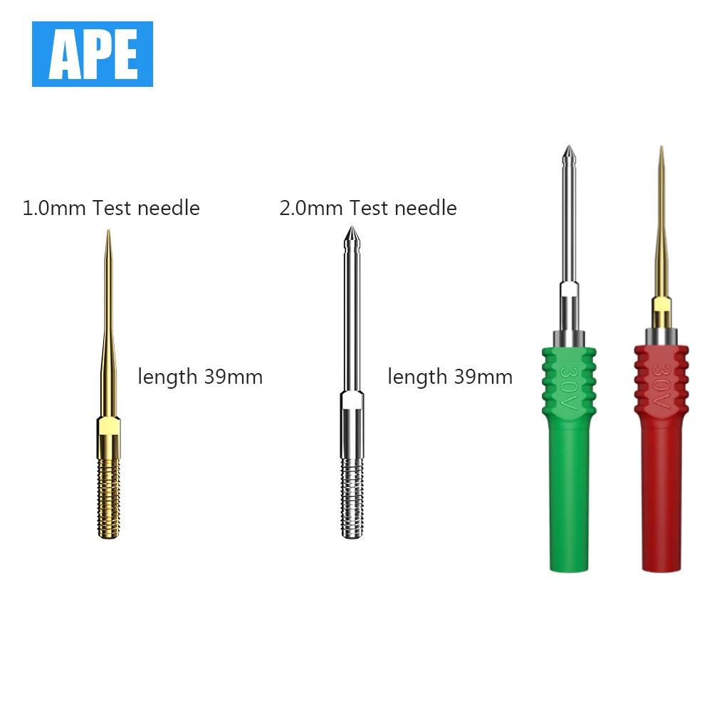 Imagem -06 - Multímetro Test Lead Kit Segurança Banana Plug Alligator Clip Sonda de Teste Substituível 30 Pcs
