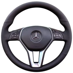 Braid Car Steering Wheel Cover for Mercedes Benz CLS550 CLA250 E250 E350 E400 E550 GLA250 GLK250 GLK350 C250 C300 C350 B250e