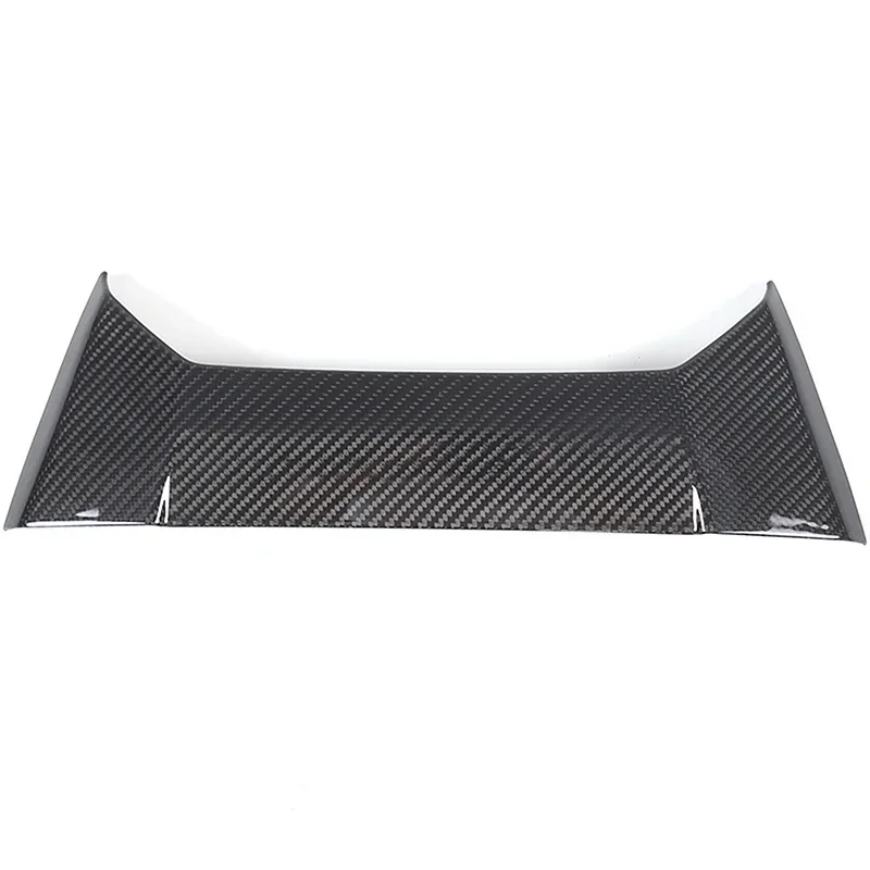 Real Carbon Fiber Car Wireless Charger Speaker Upper Cover Trim Sticker For Corvette C8 Electric Convertible Z51 Z06 2020-2023