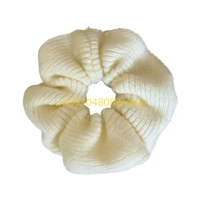 Soft Crochet Hair Scrunchies Nonslip Elastic Hair Cord Stylish Hair Accessory