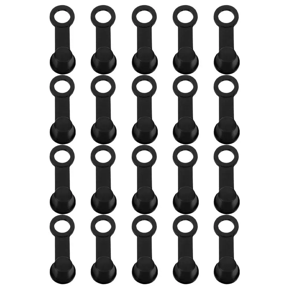 

20pcs Motorcycle Brake Caliper Dust Cover Rubber Bleeder Caps 8mm Screw Bleeder Screw Caps Adapter Truck Parts