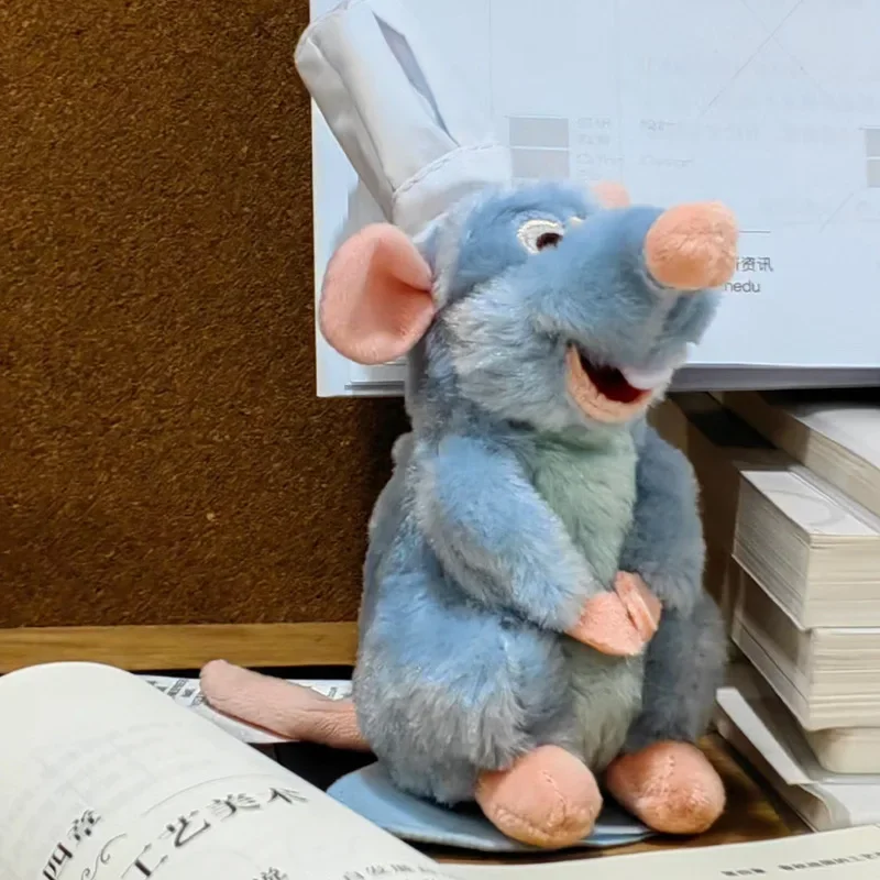Anime Ratatouille Chef Remy Magnetic Plush Toy Room Decora Doll Kid Shoulder Plush Doll Decoration Headband Toys Birthday Gifts view 4