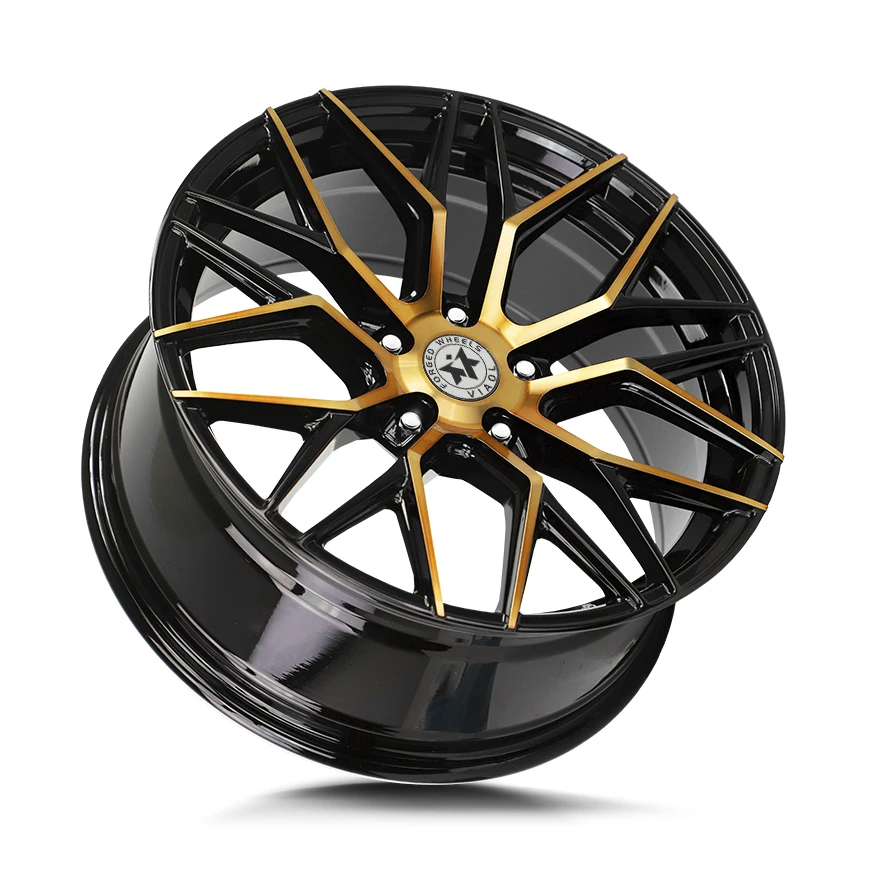 Luxury Rines 17 18 19 Inch 4x100 5x114.3 112 120 Spined Spoke Forged Wheels Rim for Cars  VW Cadillac