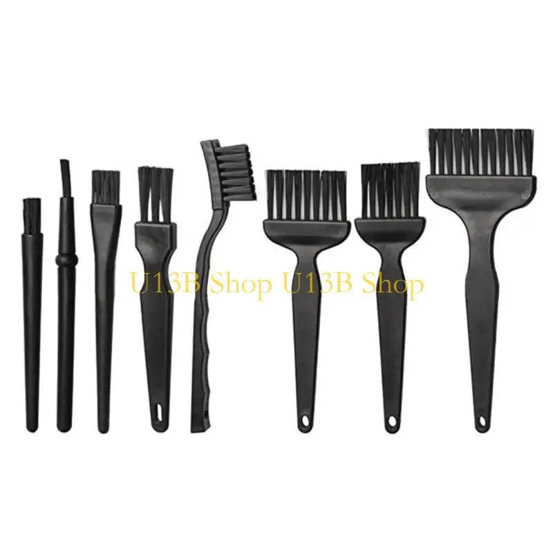 

U13B 1Set Anti Static Brushes ESD PCB Circuit Board Cleaning Brush Keyboard PCB Motherboards Cleaning Tool Set Black