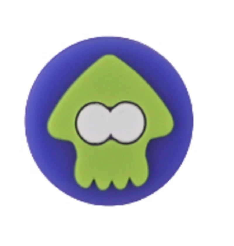 1pcs Anti-slip Silicone Analog Joystick Thumb Stick Grip Cap For Switch Gamepad Rocker Cap For Splatoon Game Accessories