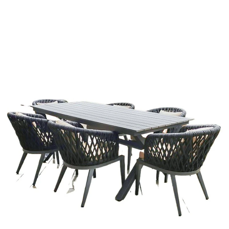 

Yard Internet celebrity tea table, chair rattan material Yard sun room leisure outdoor furniture