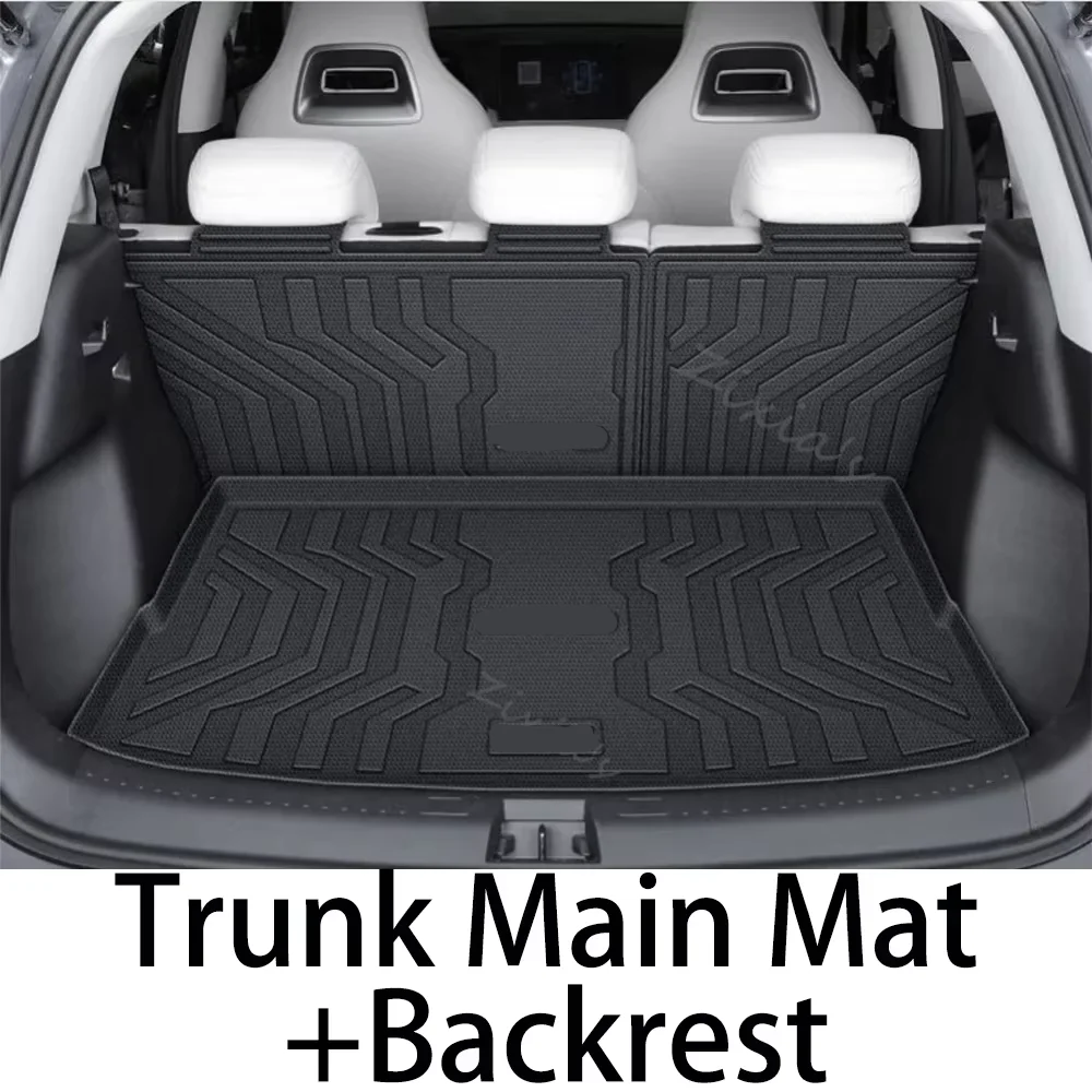 TPE kofferbakmat, rugleuningmat, anti-kras interieurbescherming accessoires voor BYD Atto 2 Yuan Pro Yuan Up SC3E 2024~2026 2025 auto
