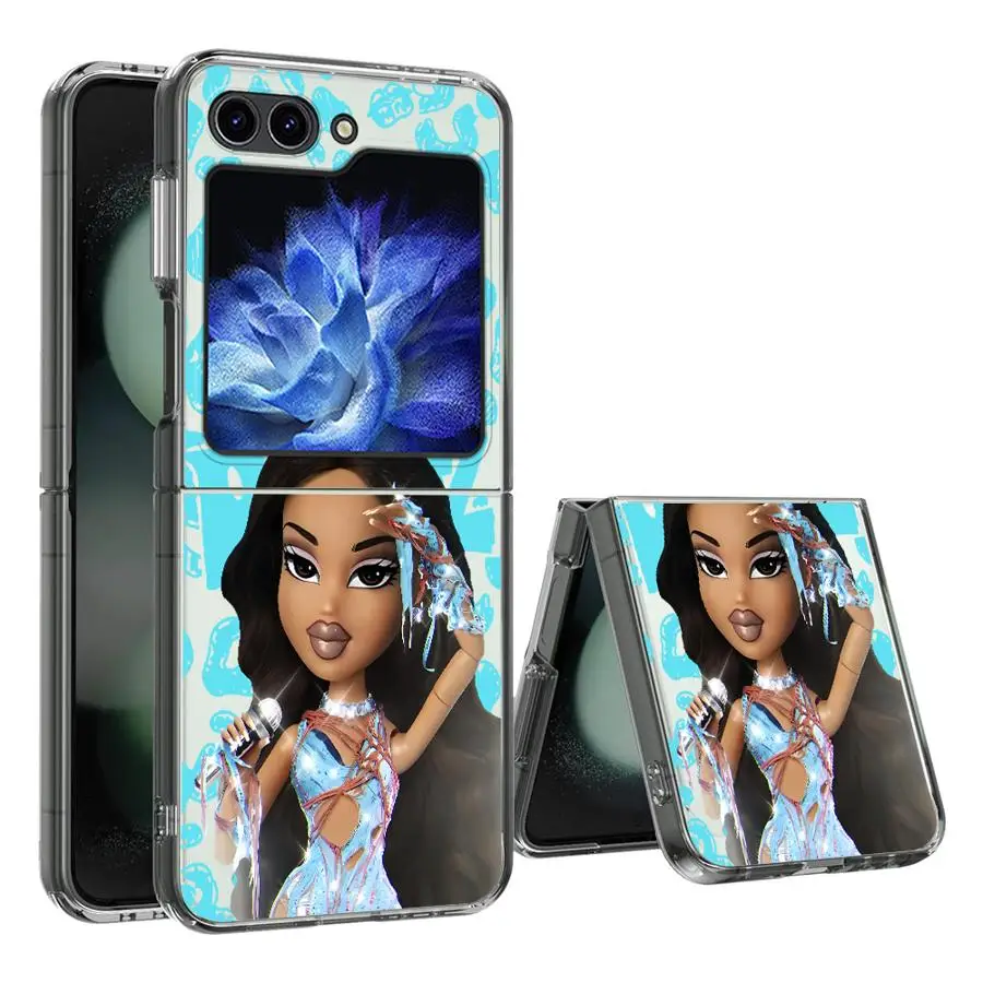 Lovely DollS BratzS Case for Samsung Galaxy ZFlip 7 ZFlip3 ZFlip6 ZFlip4 ZFlip5 Z Flip 7 6 5 4 3 ZFlip7FE Hard Phone Cover
