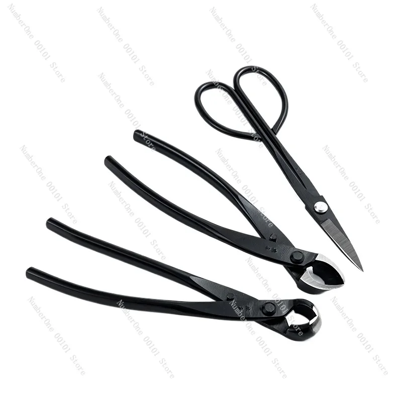 Stainless steel ball shears bonsai pruning special tools leaf buds forks professional production shape