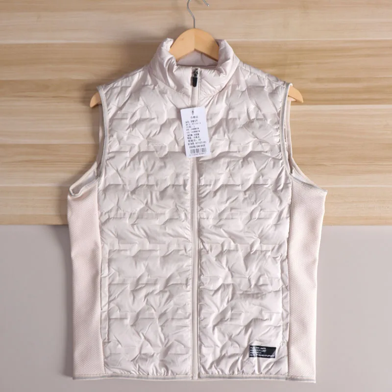 Rompi Bulu Angsa Ringan Tahan Angin Tahan Air Pasangan Hangat Musim Gugur Musim Dingin Rompi Bantalan Bahu Modis Urban Basic