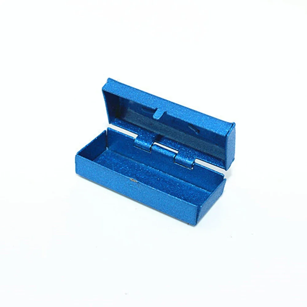 1/12 casa de bonecas em miniatura ferramentas reparo metal chave mini caixa ferramentas brinquedo para ob11 bjd blythe casa boneca acessórios decoração