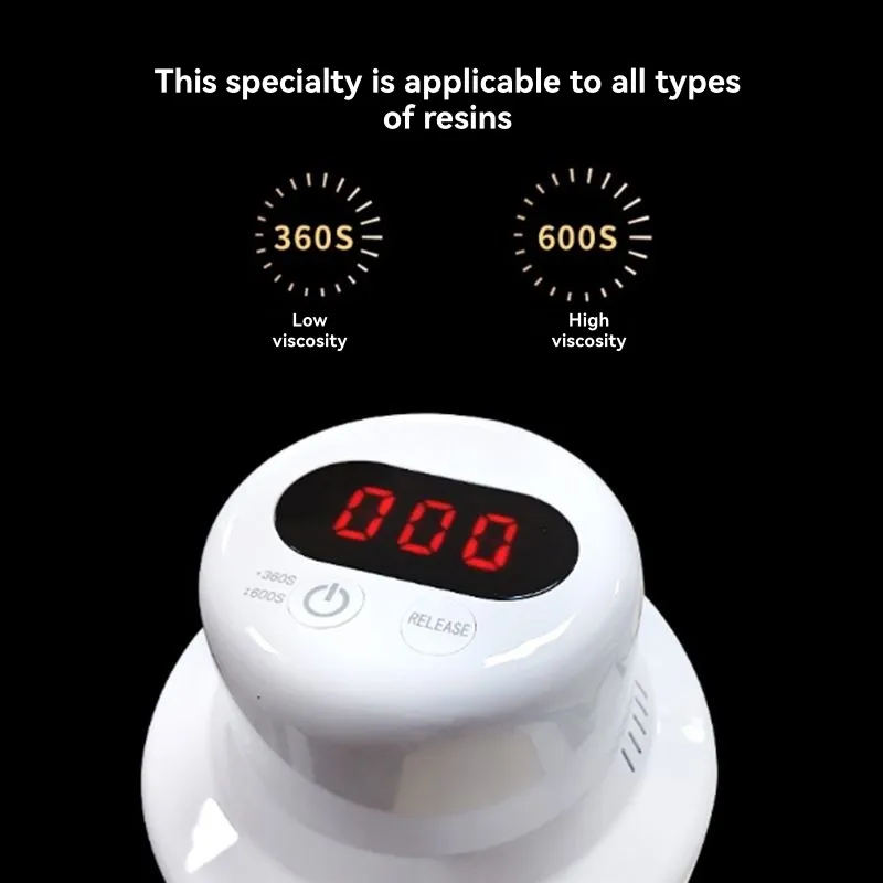 

HOT SALE-Smart Bubble Remover Resin Bubble Removal Tool- Vacuum Mixer To Remove 99% Bubbles From Dry Powder Paste EU Plug