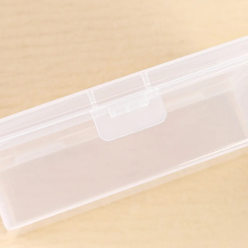 Clear 1Pcs PP Storage Box Mini Transparent Plastic Case Container Rectangular Box Packaging Box For Jewellry Beads Small Items