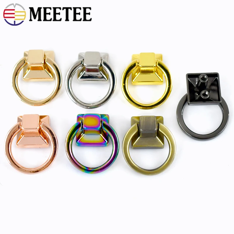 2/5/10Pcs 18mm Metal Buckle for Strap O Ring Hanger Screw Clasp Bag Chain Hook Rivet Nail Connecting Buckles DIY Accessory