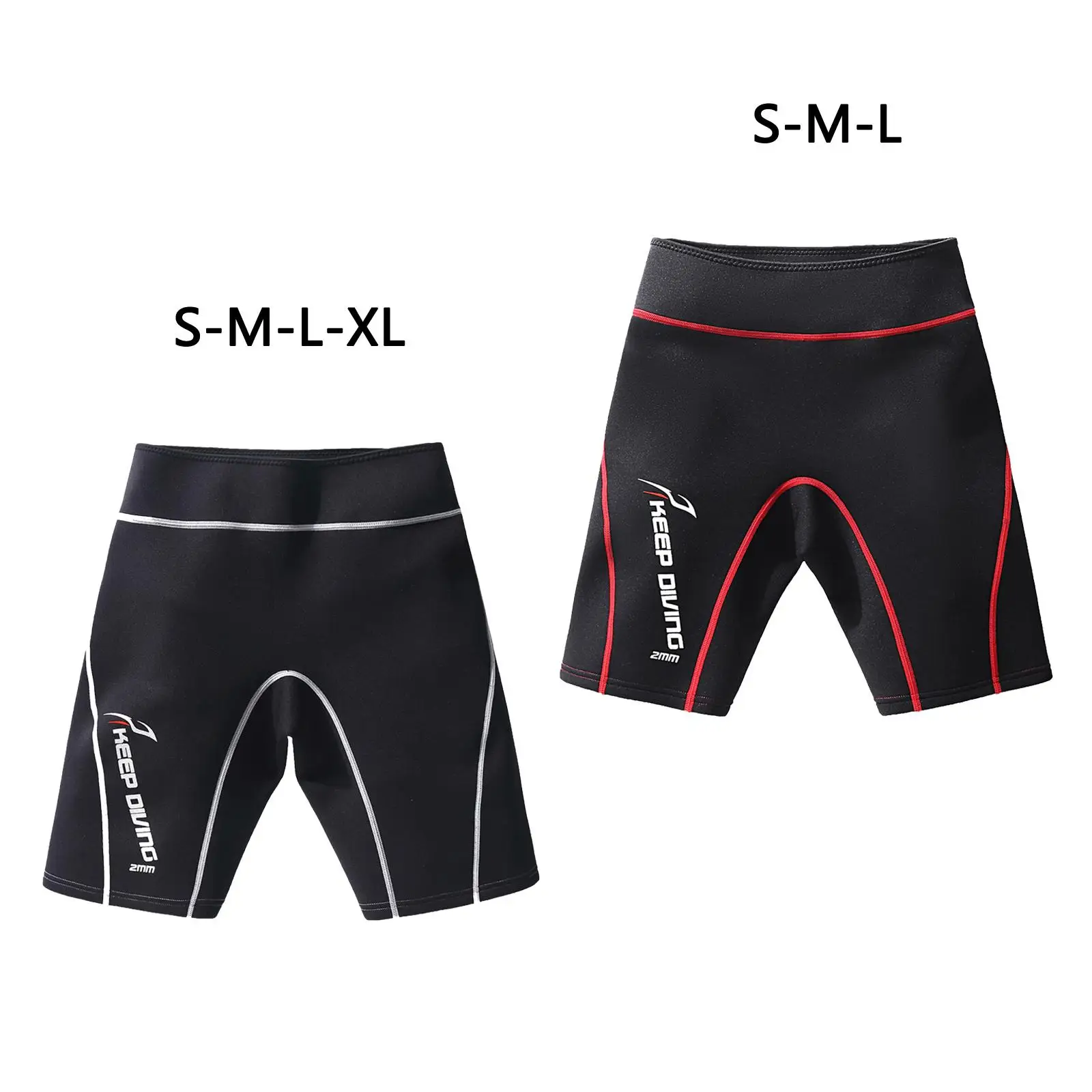 Adults 2mm Neoprene Wetsuits Shorts Scuba Snorkeling Diving Swimming Trunks