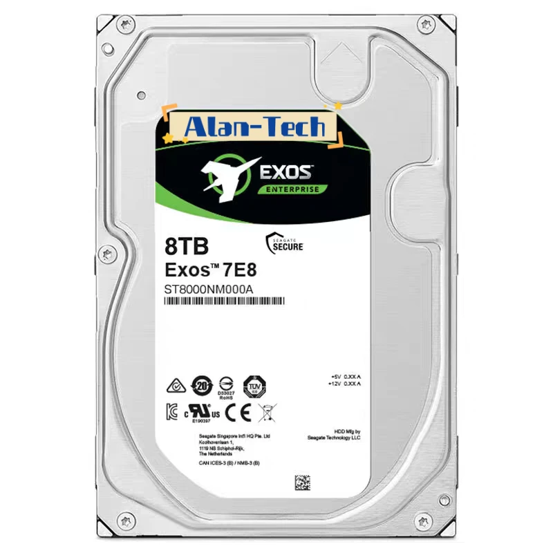 Sea-gate-servidor de almacenamiento de juegos para el hogar, caché HDD de 8TB, 8TB, 256MB, 128MB, ST8000NM000A