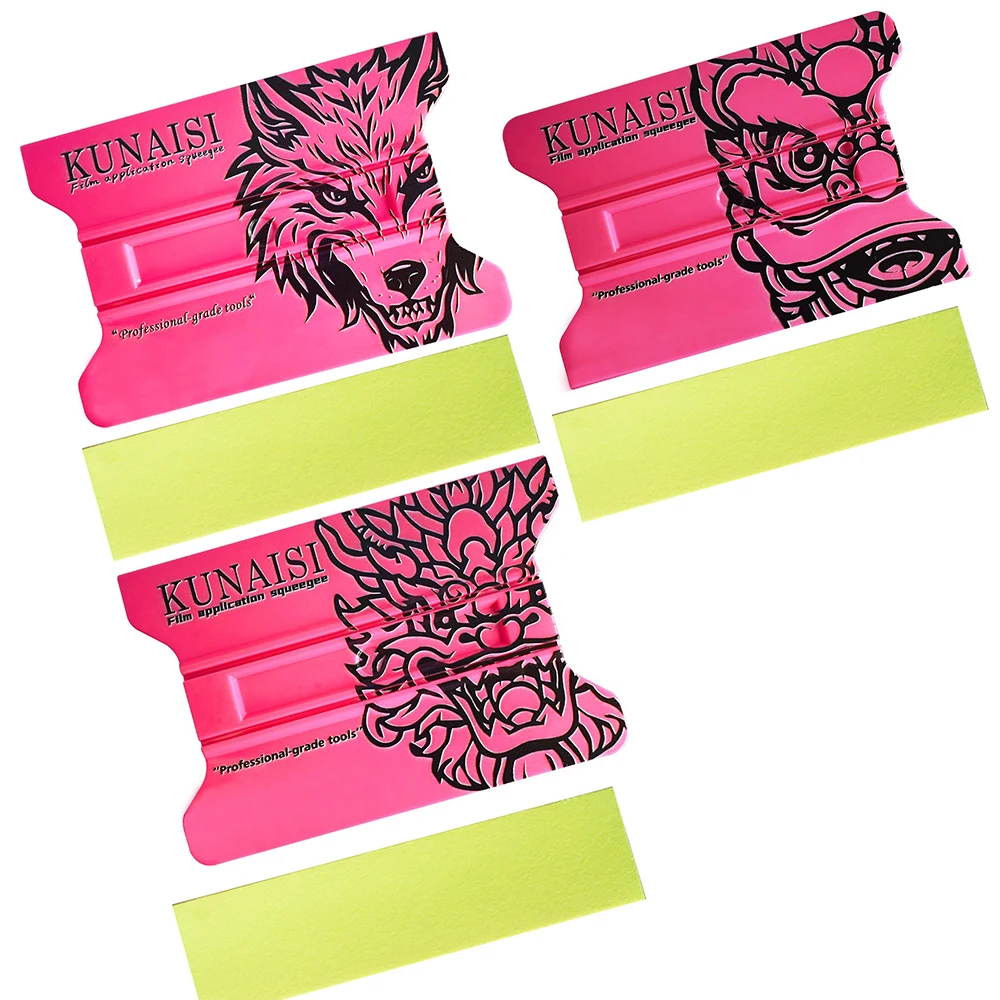 

ALIWRAP China-Chic Magnetic Window Tint Felt Squeegee Scraper Car Vinyl Film Wrap Installation Tool Air Bubble-Free Applicator