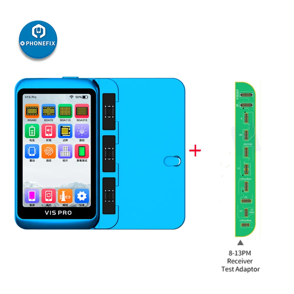 JC V1SE V1S PRO Receiver FPC Detecting Adaptor for iPhone Face ID Original Color Repair Earpiece Flex All-powerful Receiver FPC