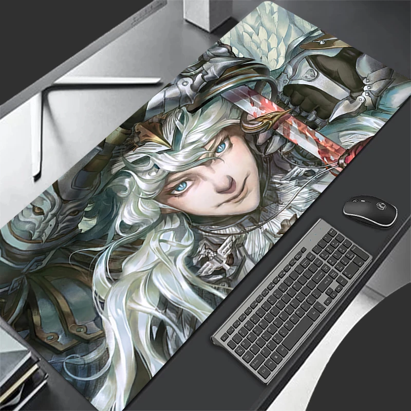 Berserk Mouse pad rubber anti-slip computer accessories keyboard pad large desk pad coaster PC carpet Anime Game Mousepad XL XXL