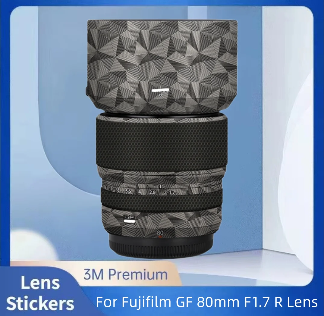 For Fujifilm GF 80mm F1.7 R WR Anti-Scratch Camera Sticker Coat Wrap Protective Film Body Protector Skin For Fuji GF80mm F1.7R