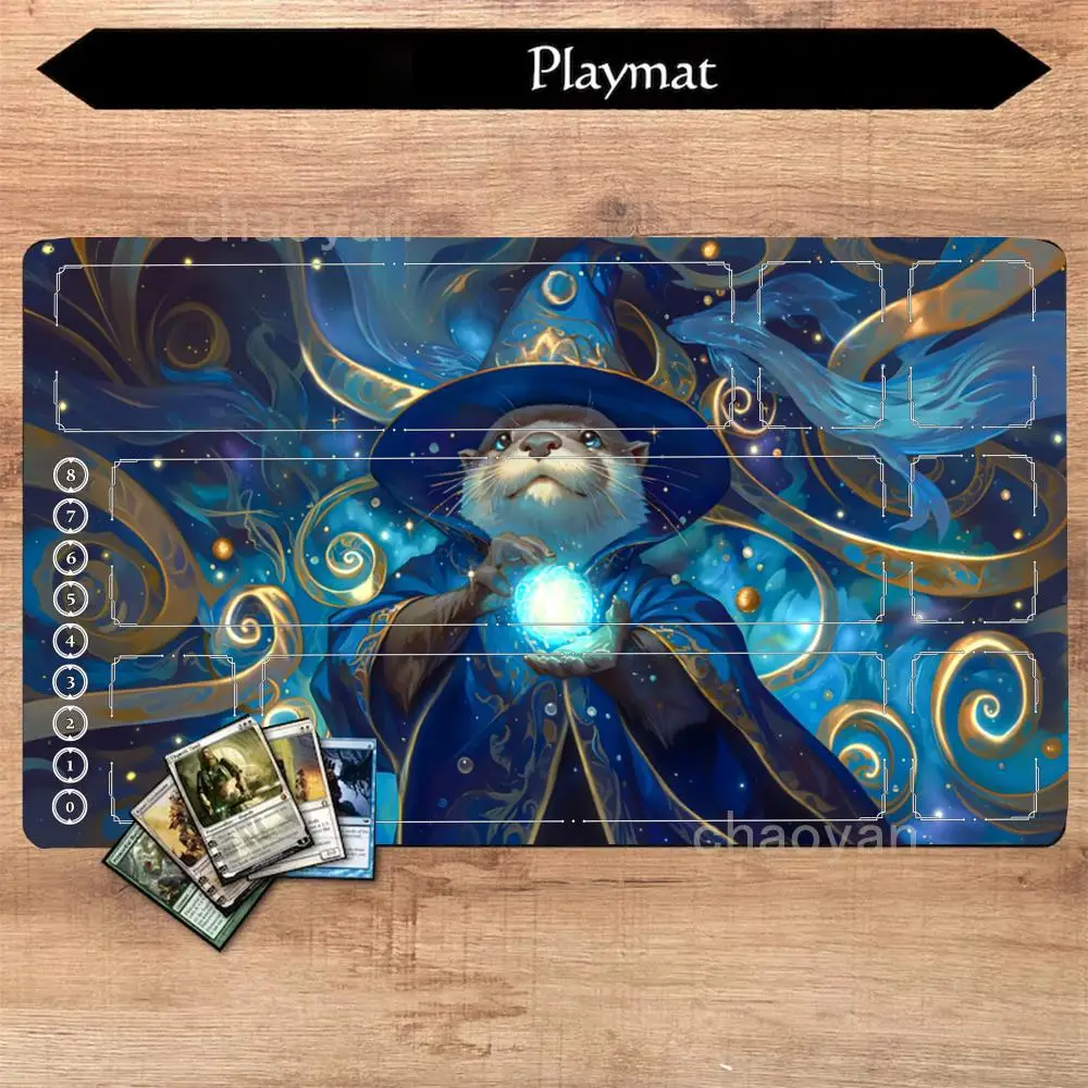 

Cartoon Mouse Pad MTG Playmat Magic Card mouse pad 35X60CM Desk mat tapete for magic mtg Non-Slip Durable Stitched Edge