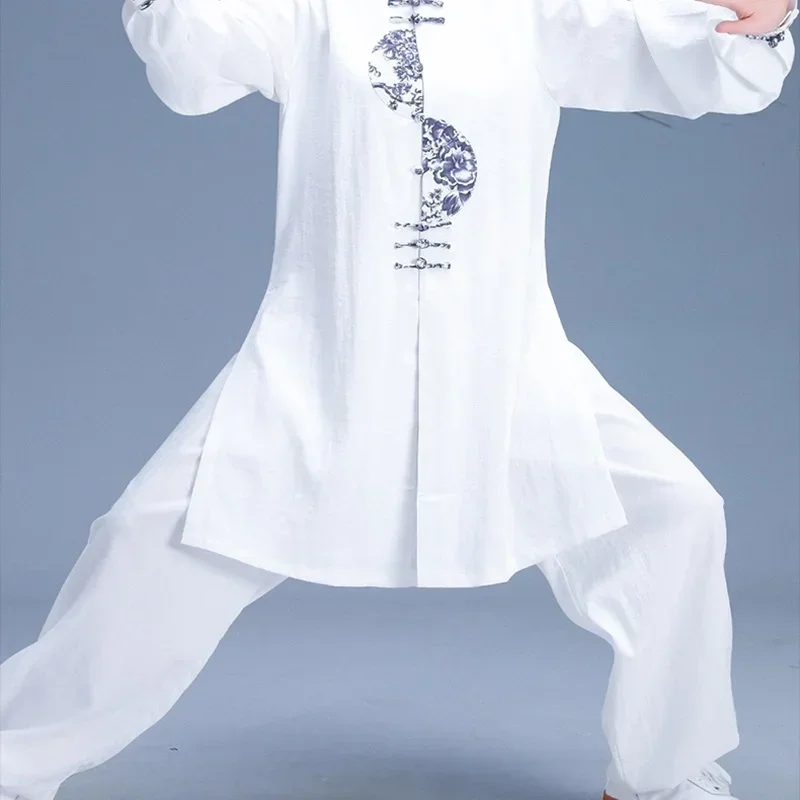 Uniforme de Tai Chi, ropa tradicional china, ropa de Taichi Wushu, traje de artes marciales, ropa deportiva de ejercicio matutino de Kung Fu 1103 MN1