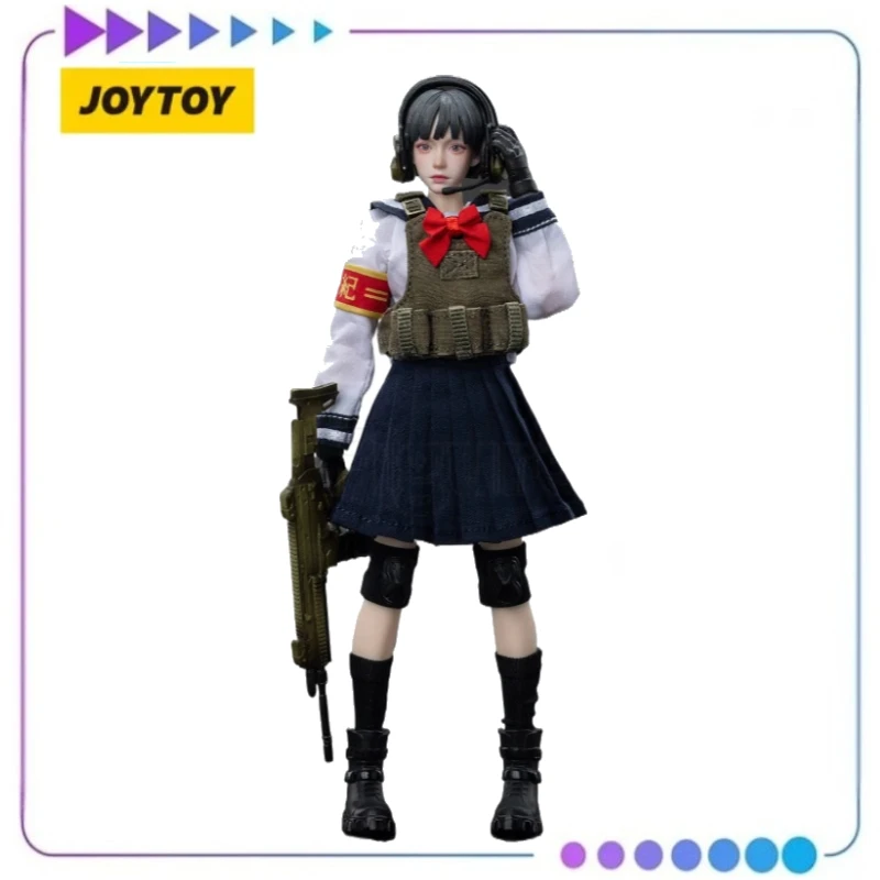 【Original】JOYTOY 1/12 ตัวเลขการกระทํา LEVEL9 FRONTLINE CHAOS AMY ทหารหญิงรุ่นของสะสมของเล่น