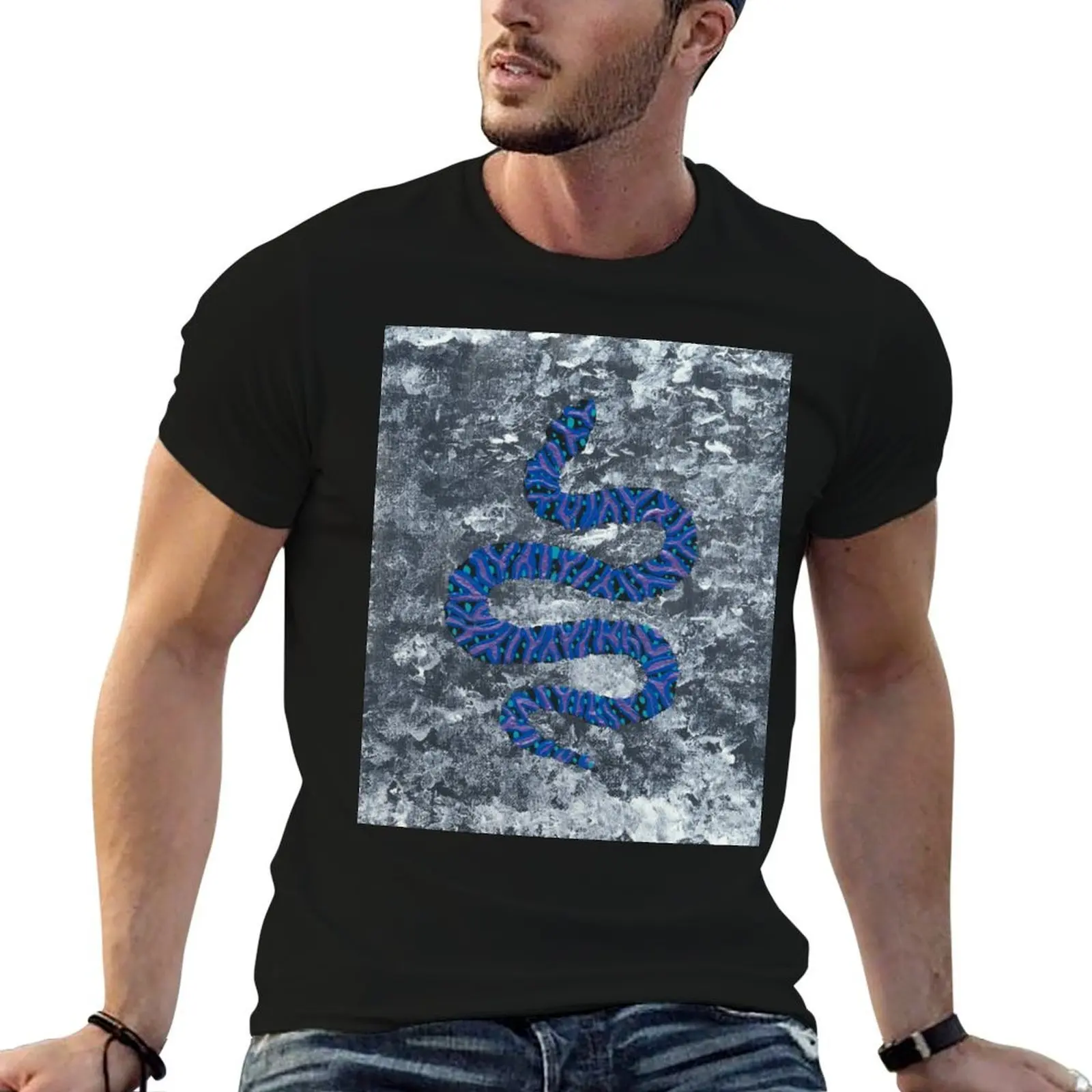 Mystic Storm Abstract Snake T-Shirt funny costumes essential t shirt oversized t shirt men
