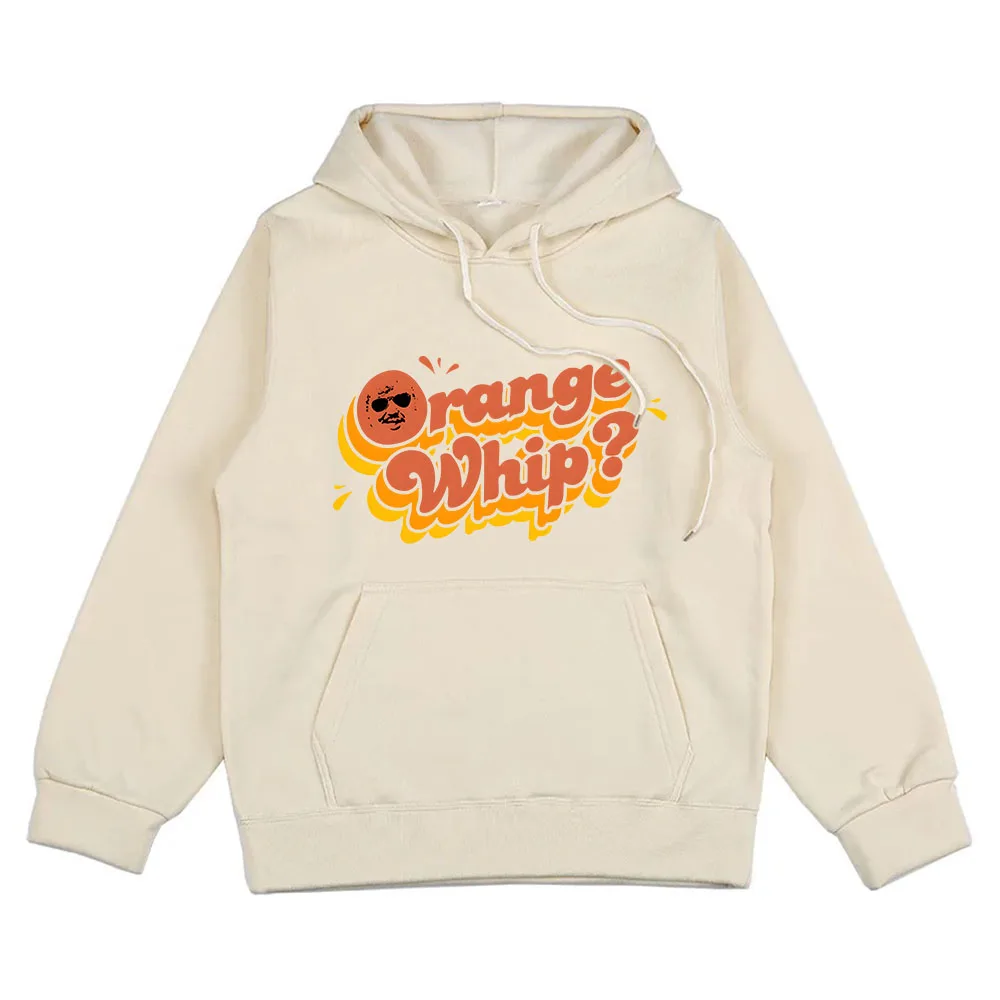 Orange Whip Printed Hoodies For Autumn/Winter Fashion Sweatshirts With Hooded top Clothing Moletom Comfortable Women/Men Hoody