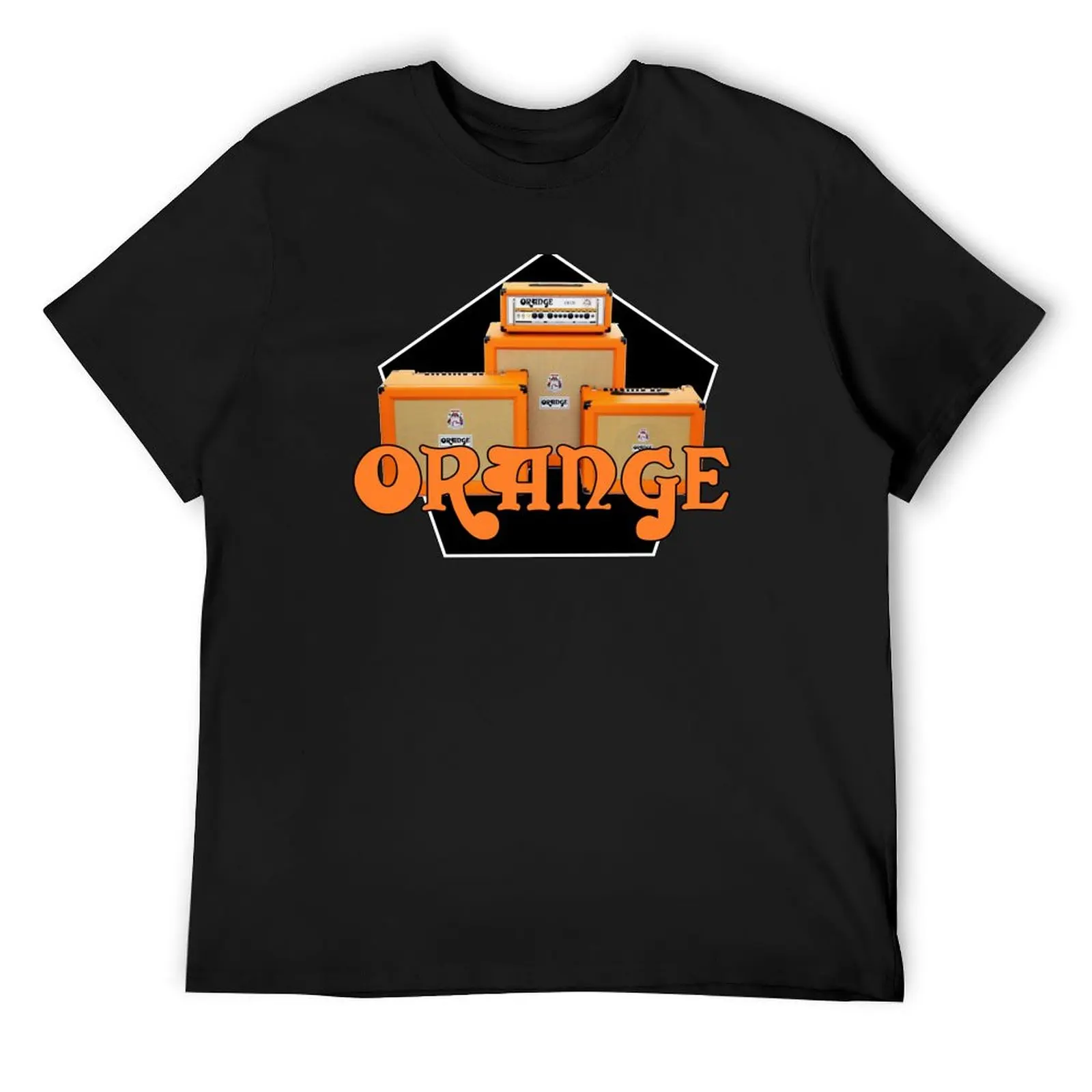 orange amplification T-Shirt customs design your own anime cute tops t shirt men