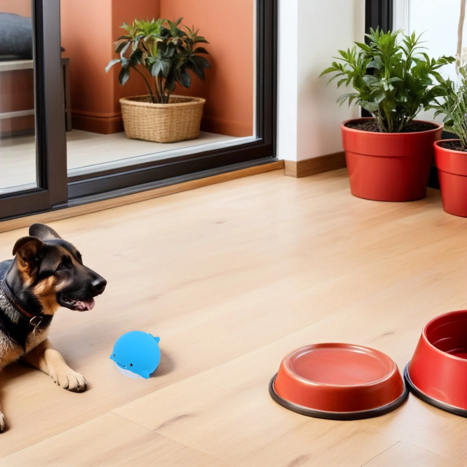 

Pet Squeaky Dog Squeak Shape Latex Dog Chew Interactive Plaything For Outdoor Puppy Training Small Dogs Teething