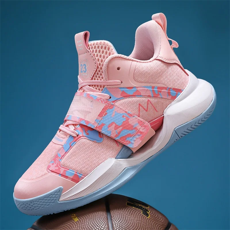 

High-quality Men's Basketball Shoes for Women Original Sneakers Basketball Sneakers Rubber Anti Slip Sports Training Shoes Male