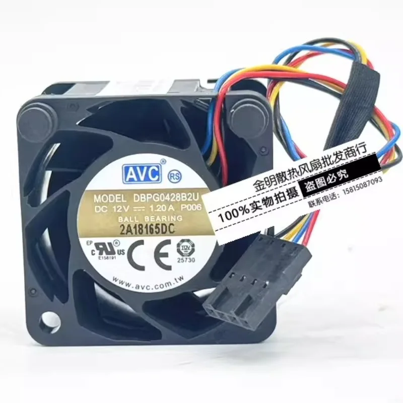 Ventilador de Refrigeración Original Nuevo para Servidor AVC SR158 SR250 DBPG0428B2U-P010 01GT980