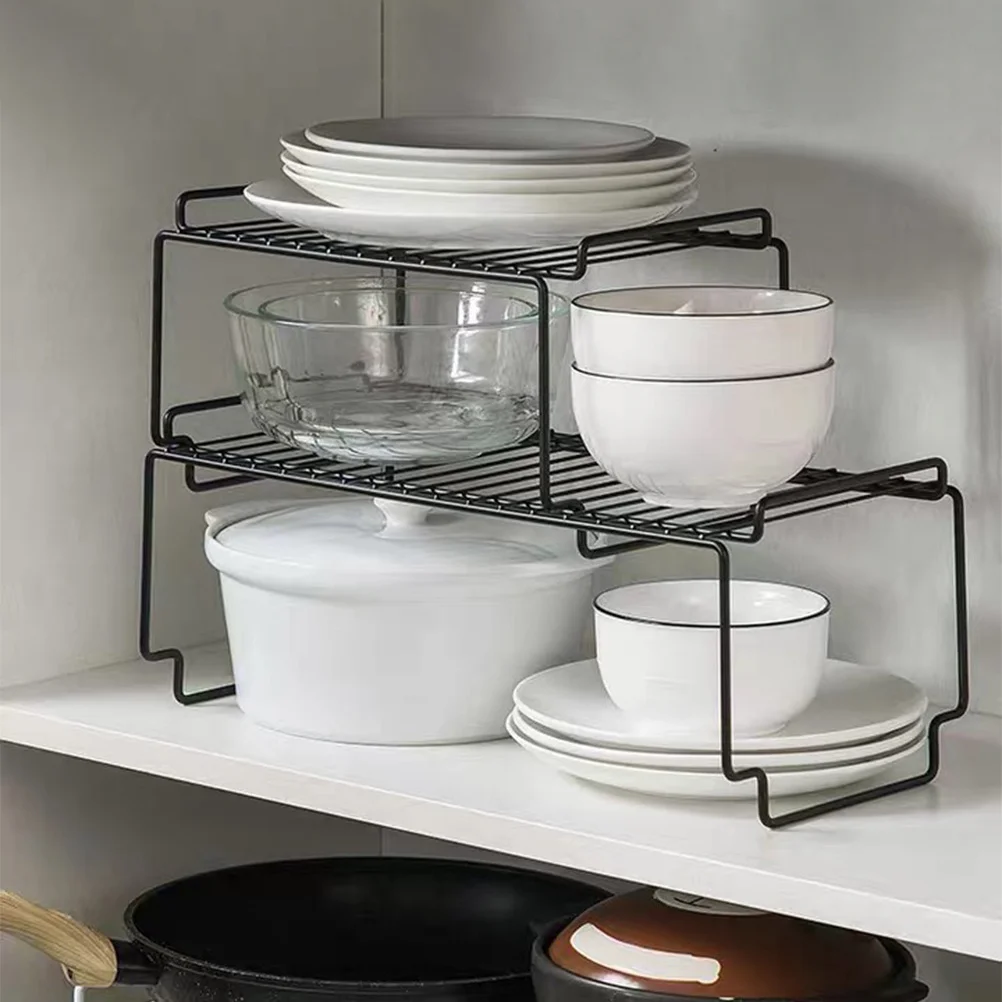 

Multipurpose Iron Wire Spice Rack Organizer Kitchen Counter Storage Shelf for Pantry Condiments Bottles Jars Kitchen Decor