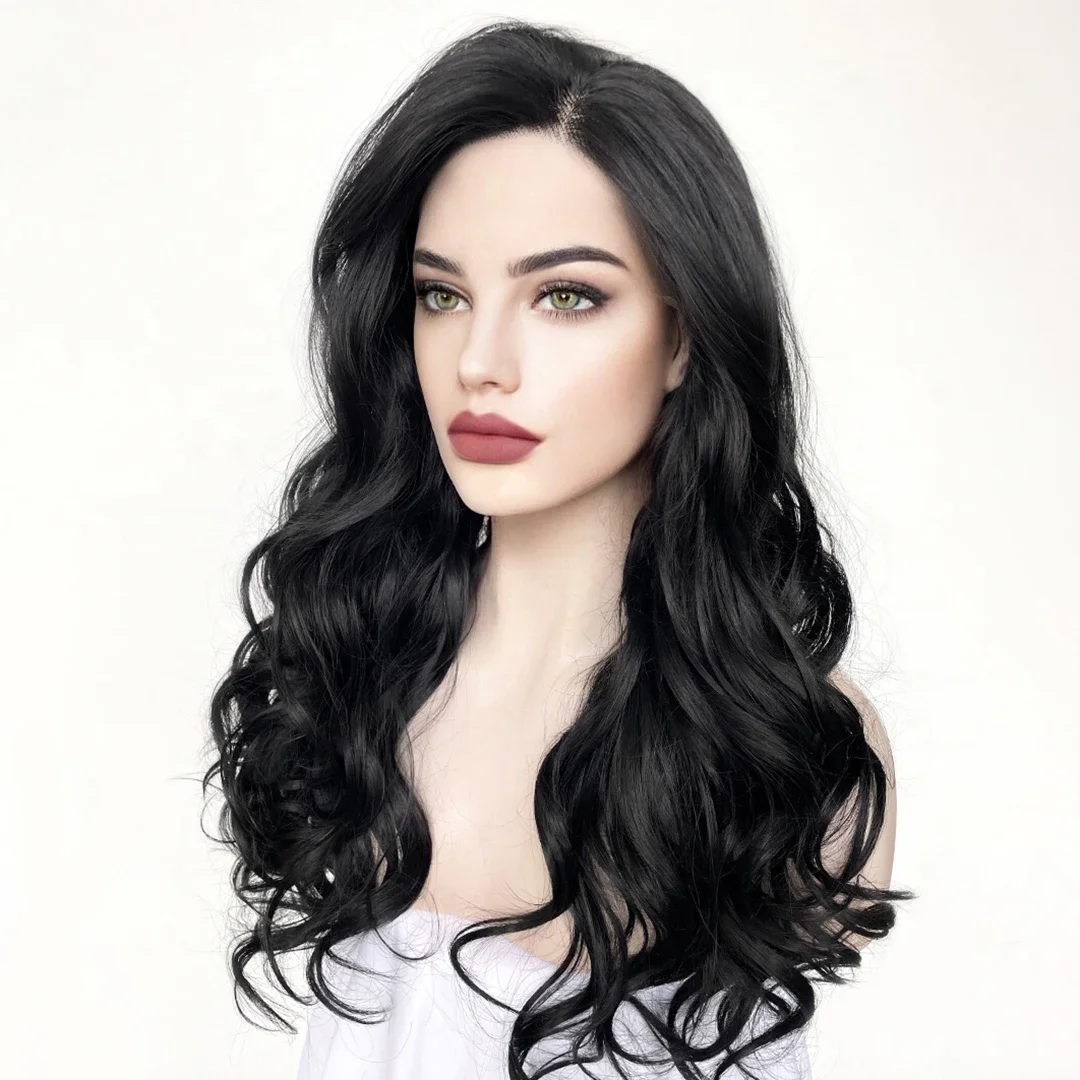 180Density Natural Black Body Wave HD Lace Jewish 5x5 Silk Base European Human Hair Wig For Women BabyHair Preplucked Glueless