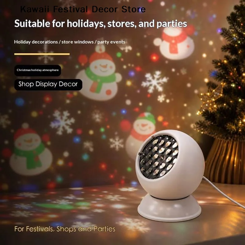 【k】lentes-de-luz-para-projetor-de-ambiente-dinamico-de-natal-com-floco-de-neve-led-base-giratoria-360°-para-decoracao-de-quarto-festas-e-sala-de-estar