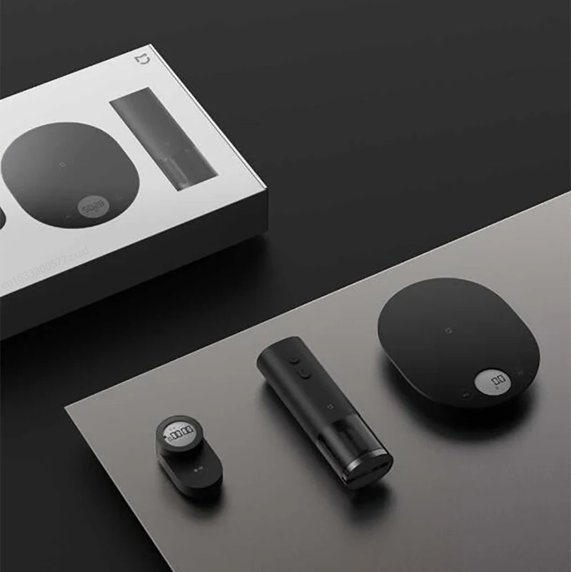 Xiaomi Mijia ชุดเครื่องมือครัวดิจิตอลตัวจับเวลาครัวอิเล็กทรอนิกส์ Scale ไฟฟ้าที่เปิดขวดไวน์สมาร์ททำอาหาร Mijia APP