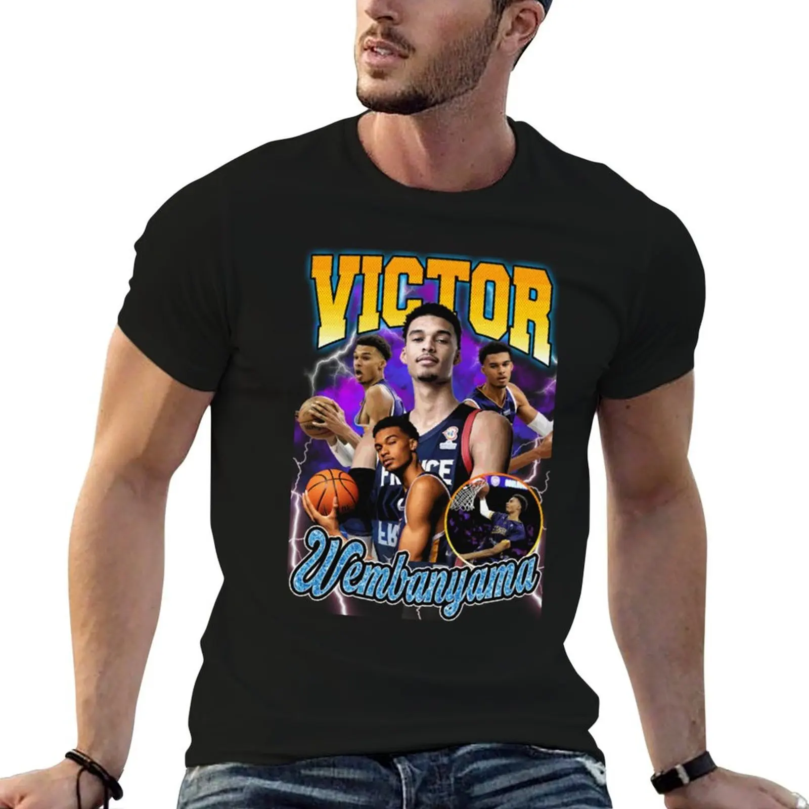 Wembanyama Victor shirt T-Shirt Urban Style Print T-Shirt