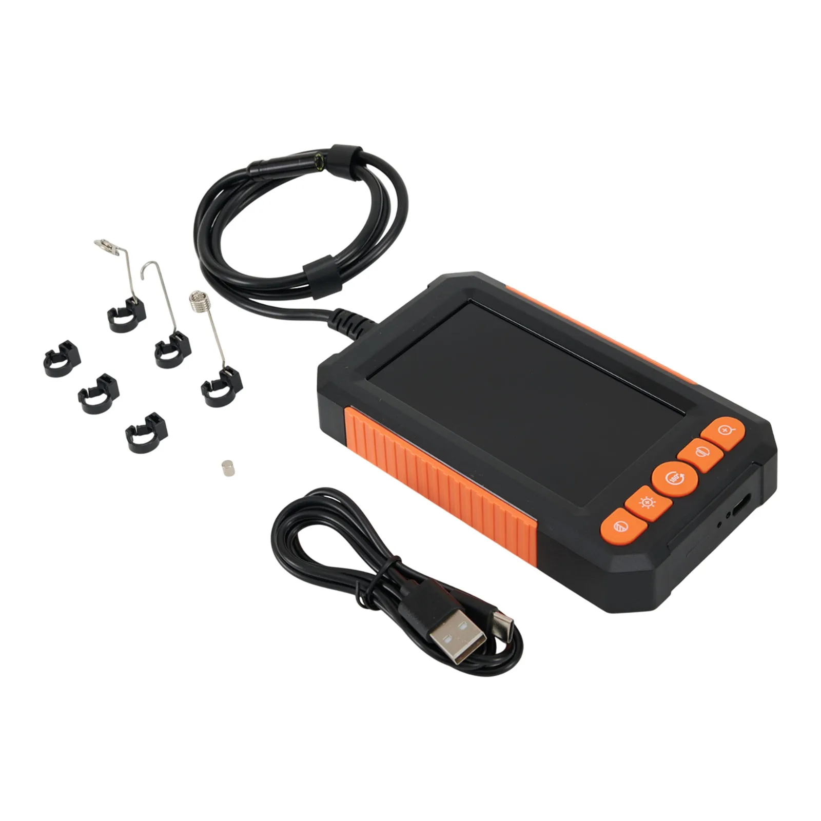 

Камера для инспекции с регулируемой яркостью, встроенным аккумулятором, водонепроницаемая IP67, 1М/5М, с опциональным одинарным или двойным объективом